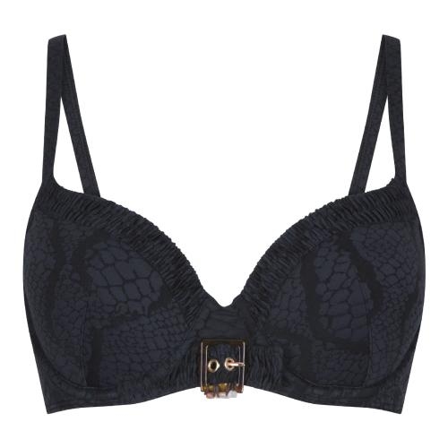 LingaDore Strand Black Snake schwarz gemoldefer bikini bh
