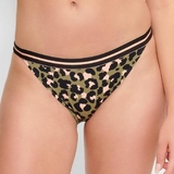 LingaDore Strand Black Panter animal print bikini slip