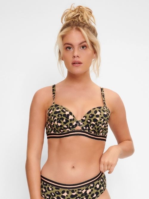 LingaDore Strand Black Panter animal print gemoldefer bikini bh