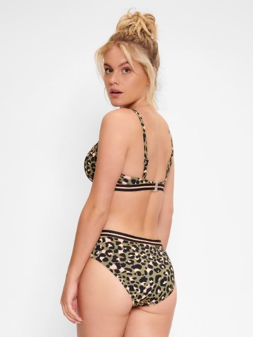 LingaDore Strand Black Panter animal print gemoldefer bikini bh