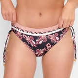 LingaDore Strand Paisley Love schwarz/print bikini slip