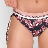 LingaDore Strand Paisley Love schwarz/print bikini slip