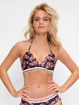 LingaDore Strand Paisley Love schwarz/print gemoldefer bikini bh