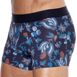 HOM Morgiou blau/print sport boxershort