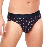 HOM Marius navy-blau/print männer slip