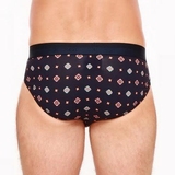 HOM Marius navy-blau/print männer slip