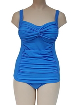 Bomain Paris blau tankini set