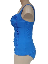 Bomain Paris blau tankini set