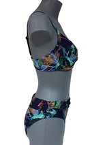 Bomain All Over Print navy-blau set