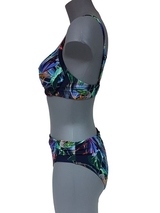 Bomain All Over Print navy-blau set