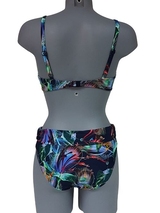 Bomain All Over Print navy-blau set