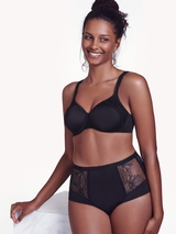 Lisca Gina schwarz hoher slip