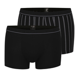 Bugatti Venetië schwarz/print boxershort
