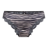 LingaDore Striped Zebra schwarz/print slip