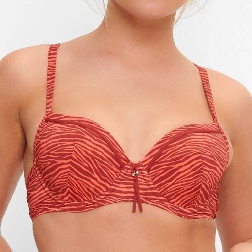 LingaDore Strand Bright Zebra animal print gemoldefer bikini bh