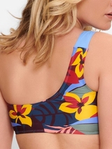 LingaDore Strand Bright Leaves mehrfarbig/print unwattierter bikini bh