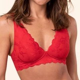 Königliche Lounge Dream scarlet red ohne bügel bh