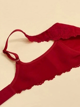 Königliche Lounge Dream scarlet red ohne bügel bh