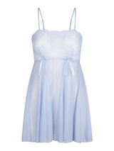 LingaDore Nacht Heather Blue baby blau slipdress