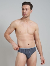 Tom Tailor Blue Medium navy-blau/print männer slip