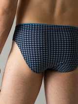 Tom Tailor Blue Medium navy-blau/print männer slip