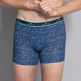 Tom Tailor Palm Leaves navy-blau/print boxershort