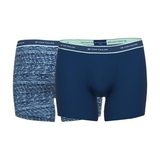 Tom Tailor Palm Leaves navy-blau/print boxershort