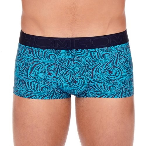 HOM Heliopolis türkis/print sport trunk