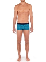 HOM Heliopolis türkis/print sport trunk