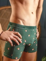 Zaccini Wekker grün/print boxershort