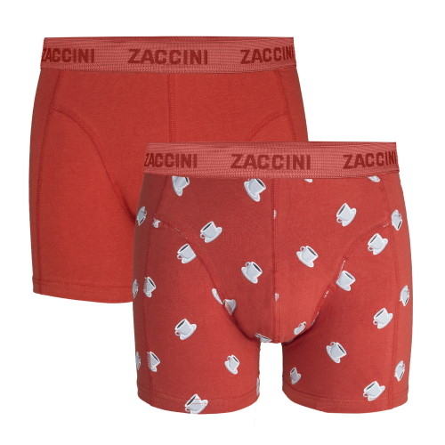 Zaccini Koffie sable rot boxershort