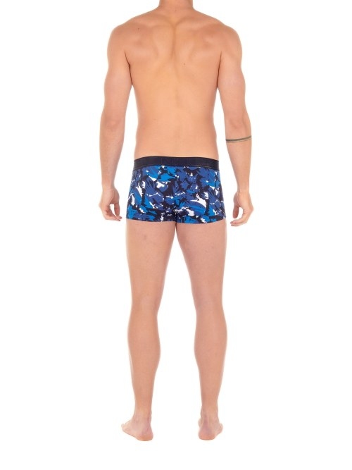 HOM Madrague blau/print boxershort