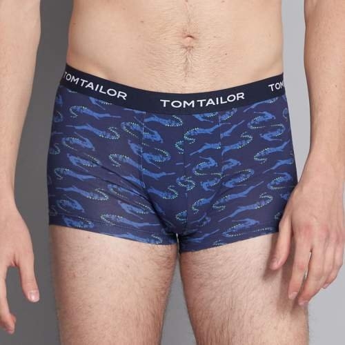 Tom Tailor Alligator navy-blau/print boxershort