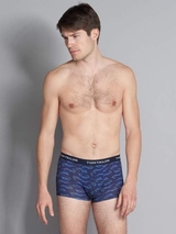 Tom Tailor Alligator navy-blau/print boxershort