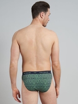 Tom Tailor Blue/Green All over  navy-blau/print männer slip