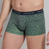 Tom Tailor Blue/Green All over  navy-blau/print boxershort