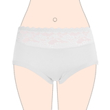 Gianvaglia Stickerei weiß slip