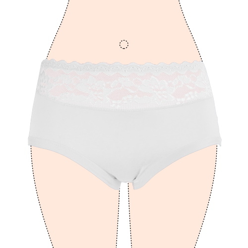 Gianvaglia Stickerei weiß slip
