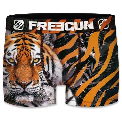 Freegun Tiger schwarz/print sport boxershort