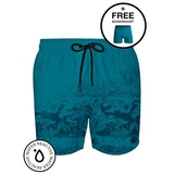 Muchachomalo Wasser Reagieren türkis/print badehose