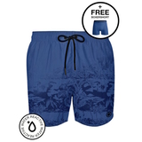 Muchachomalo Wasser Reagieren blau/print badehose