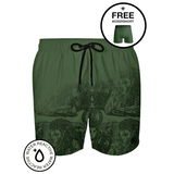 Muchachomalo Wasser Reagieren grün/print badehose