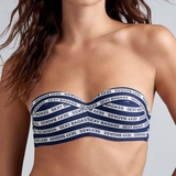 Marlies Dekkers Bademode Sexy Badass navy-blau/weiß gemoldefer bikini bh