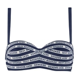 Marlies Dekkers Bademode Sexy Badass navy-blau/weiß gemoldefer bikini bh