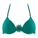 Marlies Dekkers Bademode La Flor grün unwattierter bikini bh