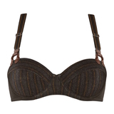Marlies Dekkers Gloria braun/print vorgeformter bh
