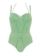 Marlies Dekkers Bademode Holi Vintage grün/weiß badeanzüge
