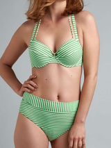 Marlies Dekkers Bademode Holi Vintage grün/weiß push up bikini bh