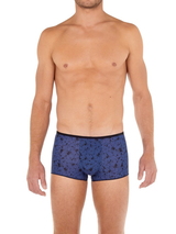HOM Nassau blau/print sport trunk