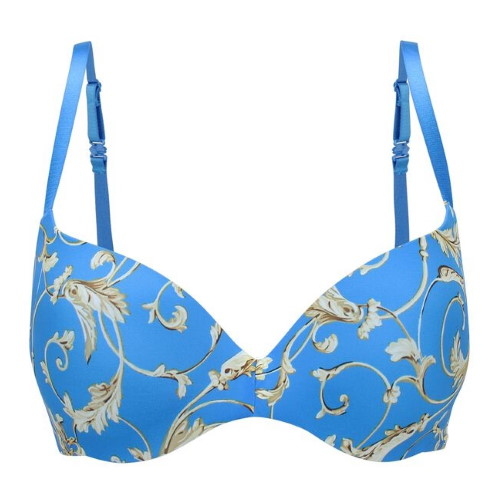 Sapph Comfort print/blau push up bh